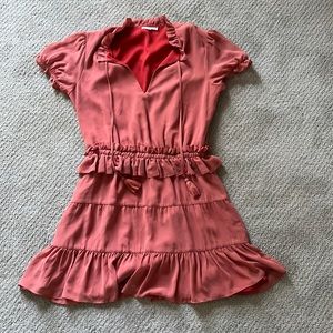 Tularosa dress peach sz M